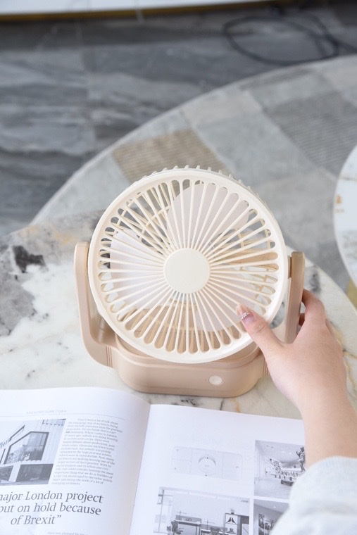 Handheld portable small air cooler, desktop silent fan, a must-have cooling gadget for summer details Picture