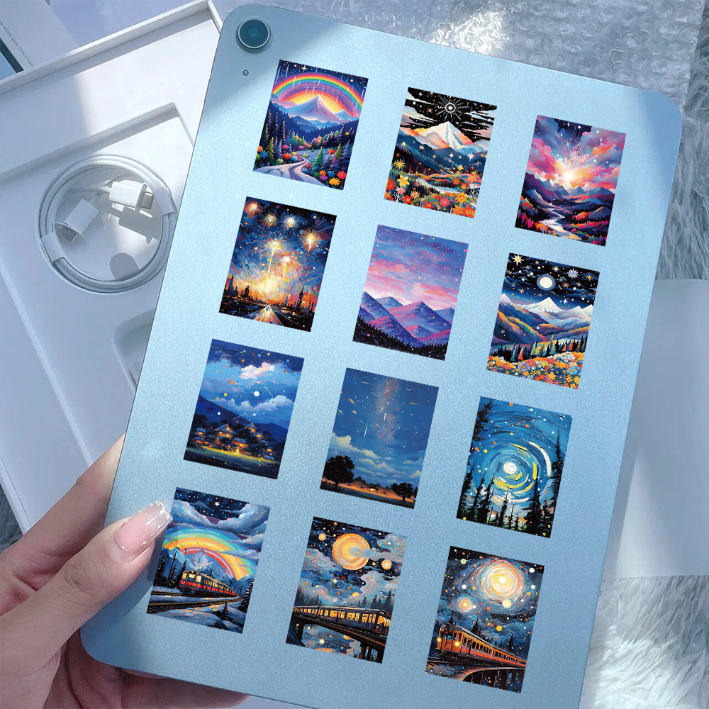 创意贴纸实物图