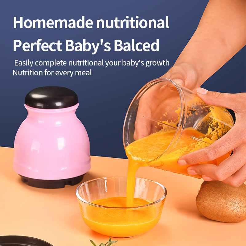 Supply Cross-Border Foreign Trade Hot Small Household Baby Food Machine Kitchen Baby Small Capacity Confused Food Machine Specification drawing