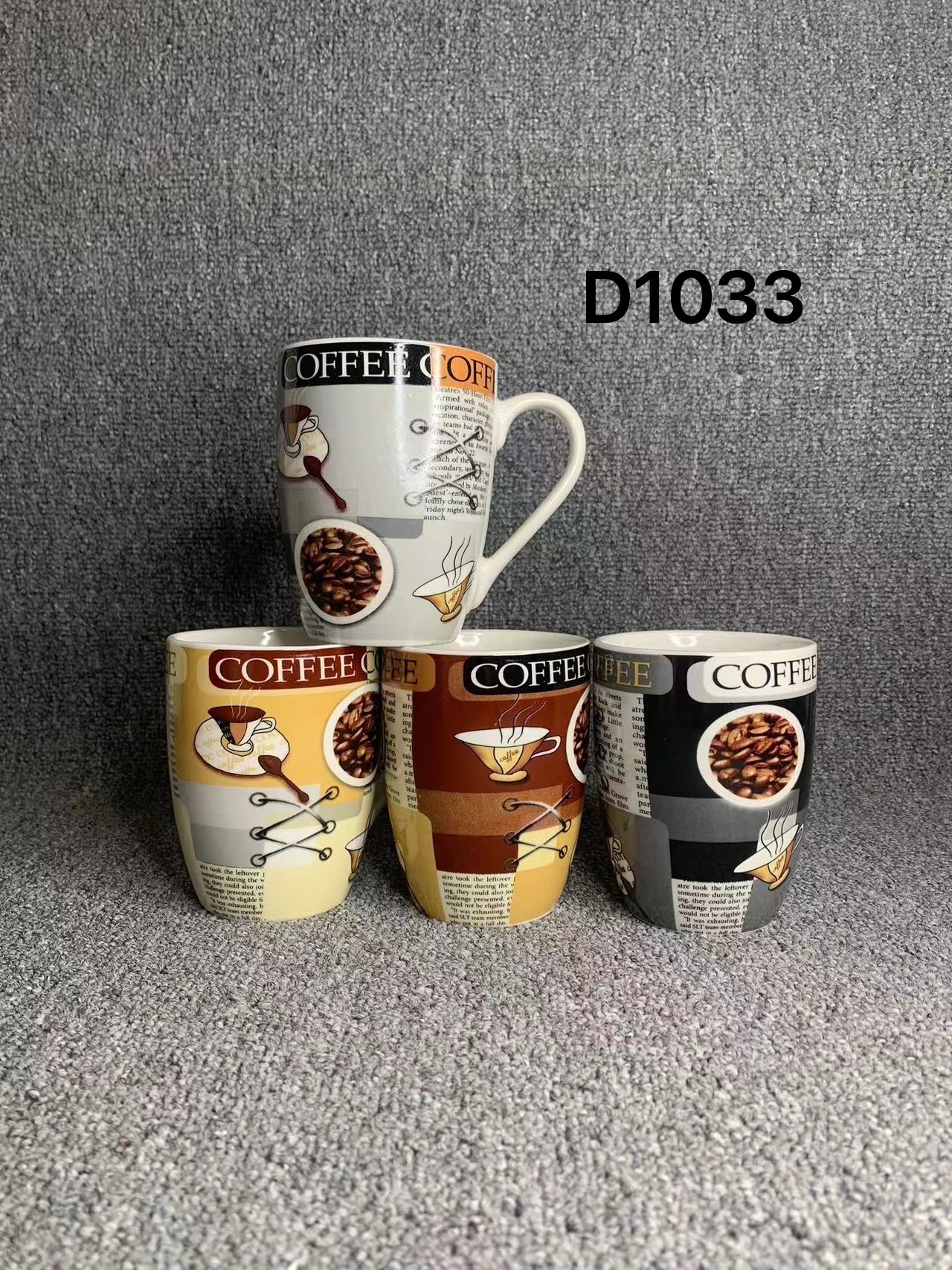 Coffee pictures, decal cups, custom mugs, ceramic cups, coffee cups Application Scenario