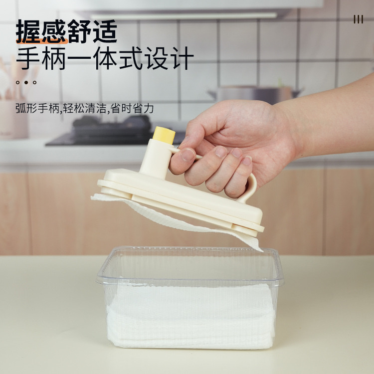 Creative Disposable Magic Brush Power Cleaning Cloth With Sponge Decontamination Object Cleaner Decontamination Brush Household details Picture