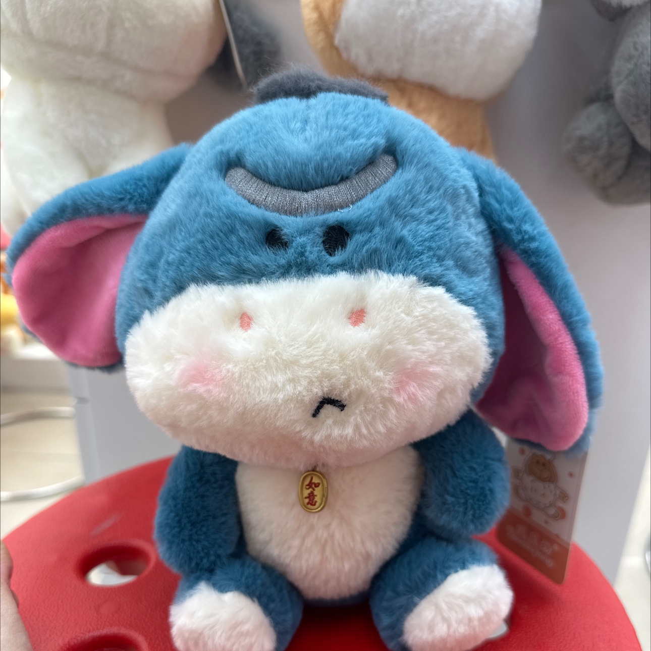 Children's plush toys, donkey hand puppets, soft safety fillers, teddy bears, cute throw pillows, sleeping companions, the favorite of babies