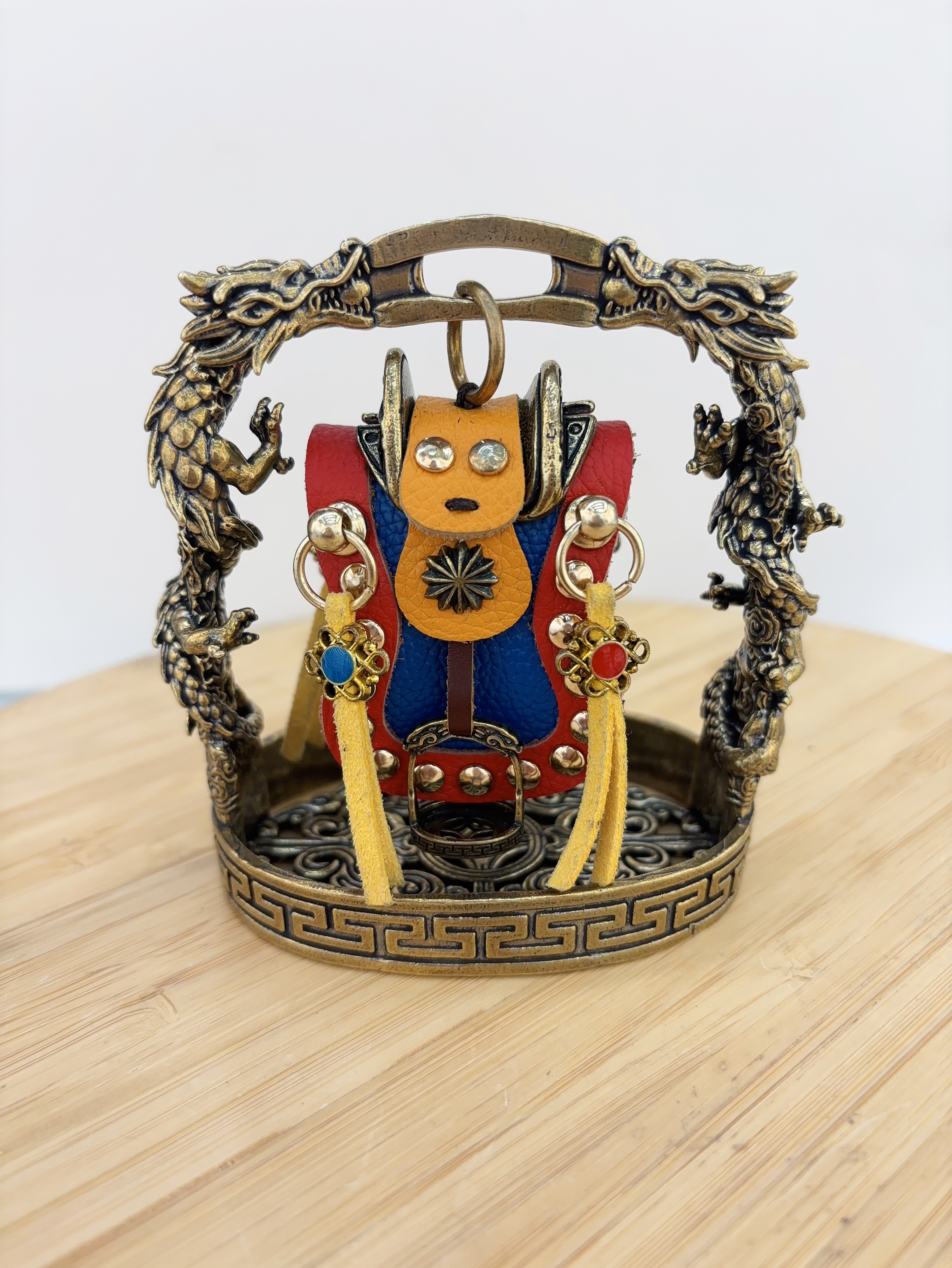 少数民族小马鞍精品摆件车摆件旅游纪念品哈萨克族车摆件手工网红