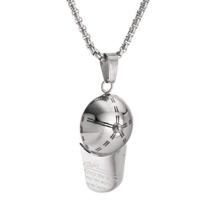 Factory direct sales of sporty baseball caps, baseball caps, personalized hip-hop stainless steel rap necklaces, titanium steel pendants, pendants and other trendy accessories detail image 1