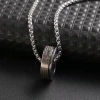 Factory direct sales of titanium steel non-fading ins hip-hop and disco trendy men's rings, necklaces, personalized internet-famous sweater chains, accessories and simple pendants Application Scenario
