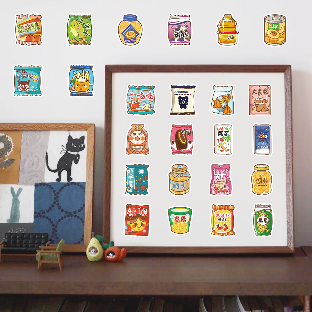 创意贴纸实物图