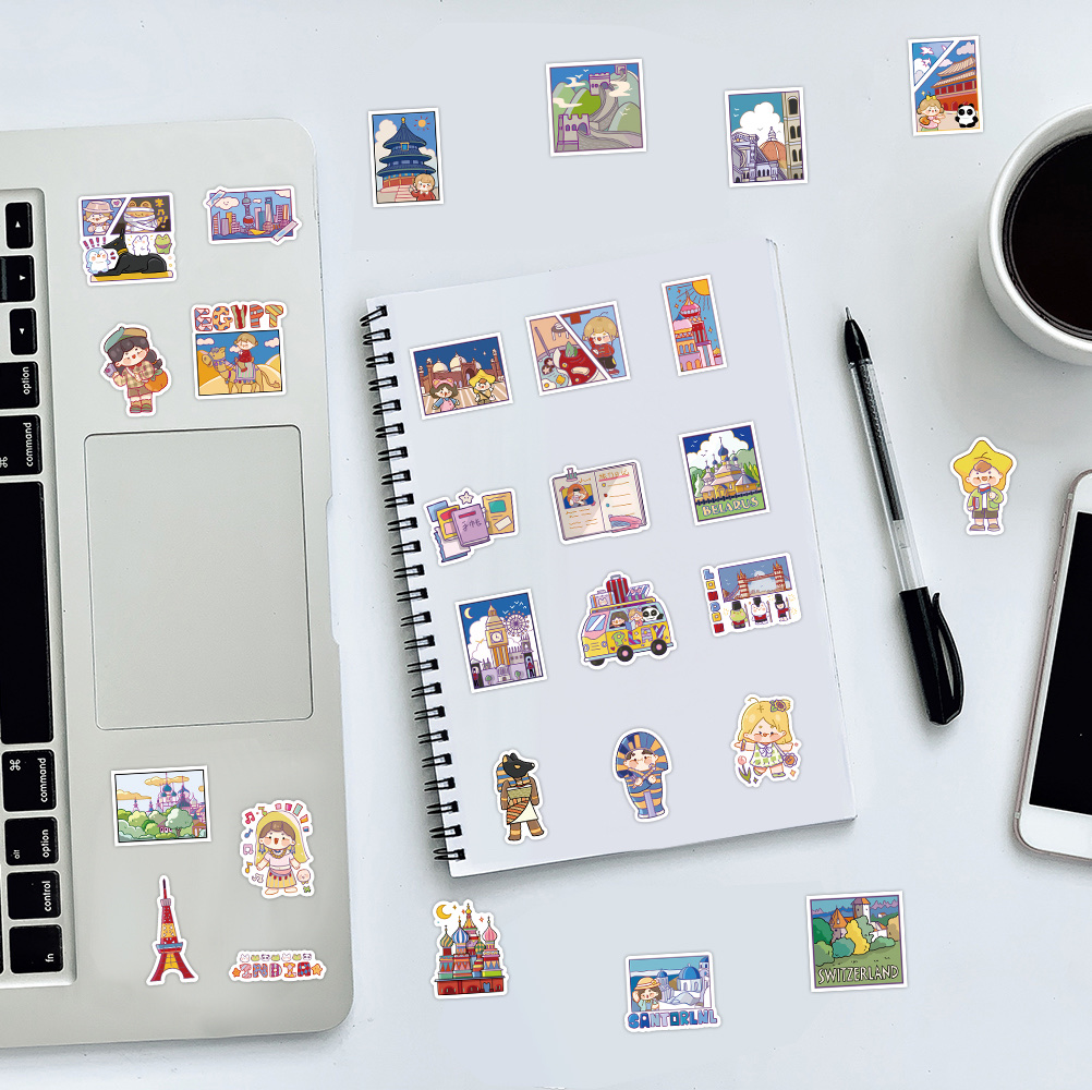 创意贴纸实物图