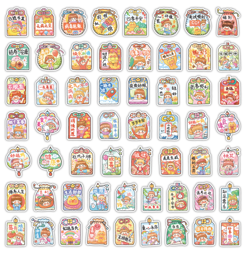 创意贴纸实物图