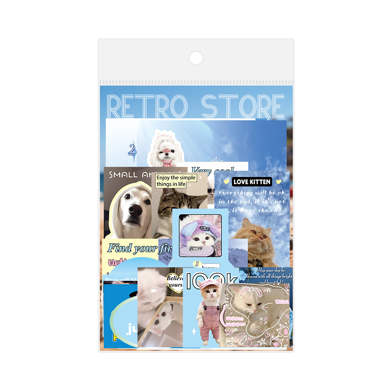 鑫奇新快乐商店系列贴纸包个性创意手帐装饰手机壳和纸小贴画