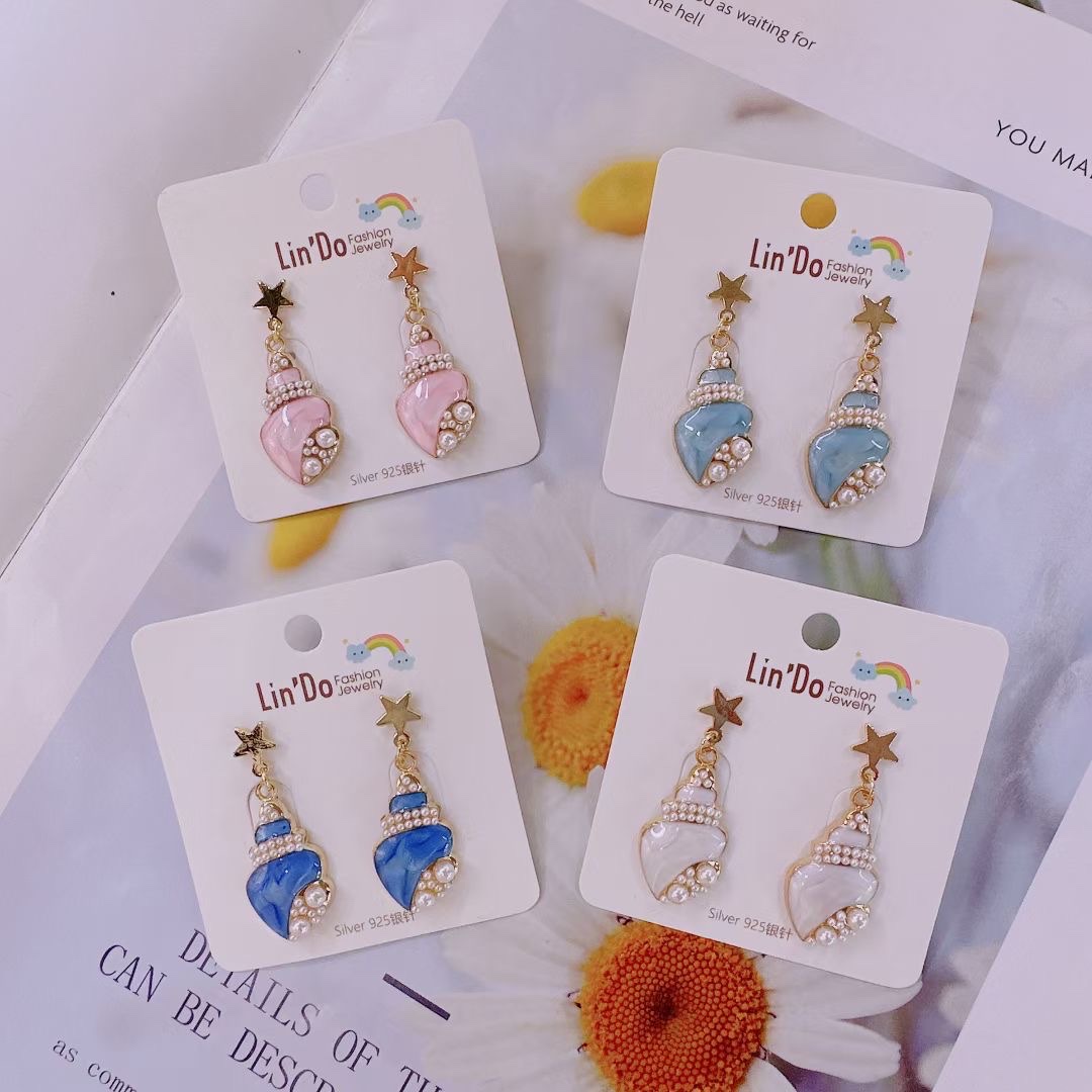 合金材质耳环耳钉女长款气质饰品 简约时尚耳饰优雅耐久耳饰品轻盈舒适