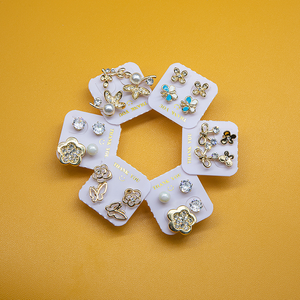 耳钉耳环包装可挂卡纸塑料PVC耳夹发夹项链包装卡片头绳皮筋挂卡可定制耳环包装详情图3