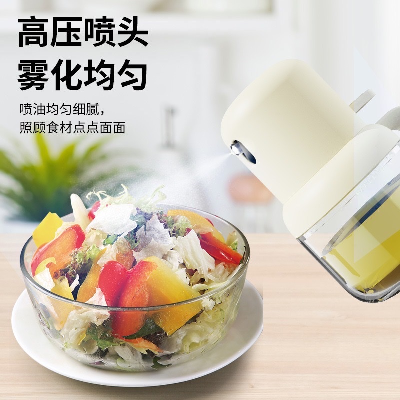 New Household Pyrex Oil Spray Pot Kitchen Pressure Spray Oil Control Bottle Kitchen Barbecue Seasoning Spray Bottle details Picture