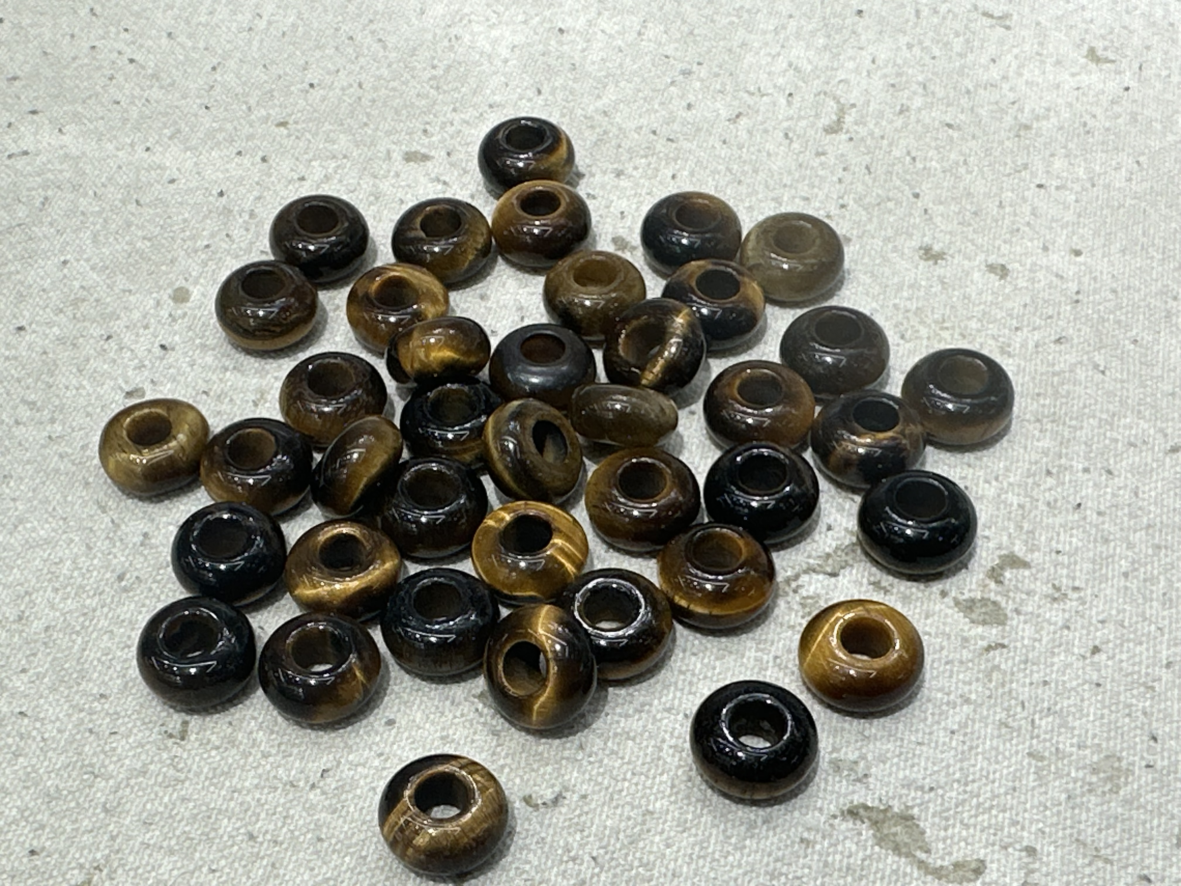 Natural stone jewelry 7x14 large hole bead natural tiger stone diy jewelry accessories Necklace jewelry earrings jewelry bracelet jewelry jewelry natural stone jewelry jewelry Application Scenario