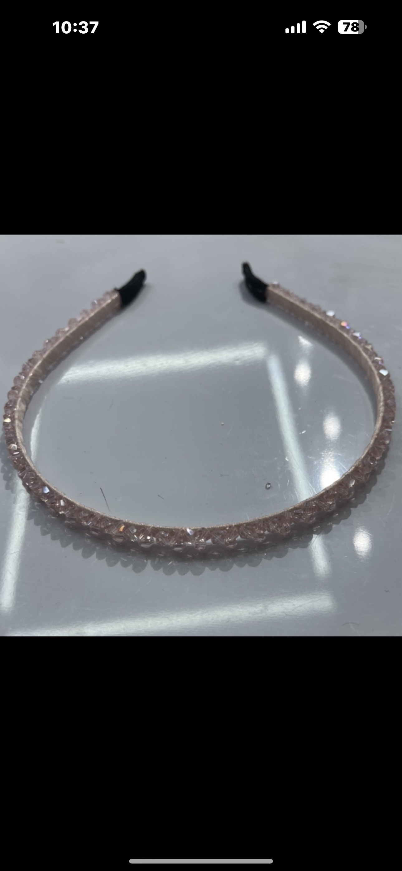 玻璃水晶头扣韩国纱带进口包头手工制作网红爆款头饰头饰头饰头饰产品图