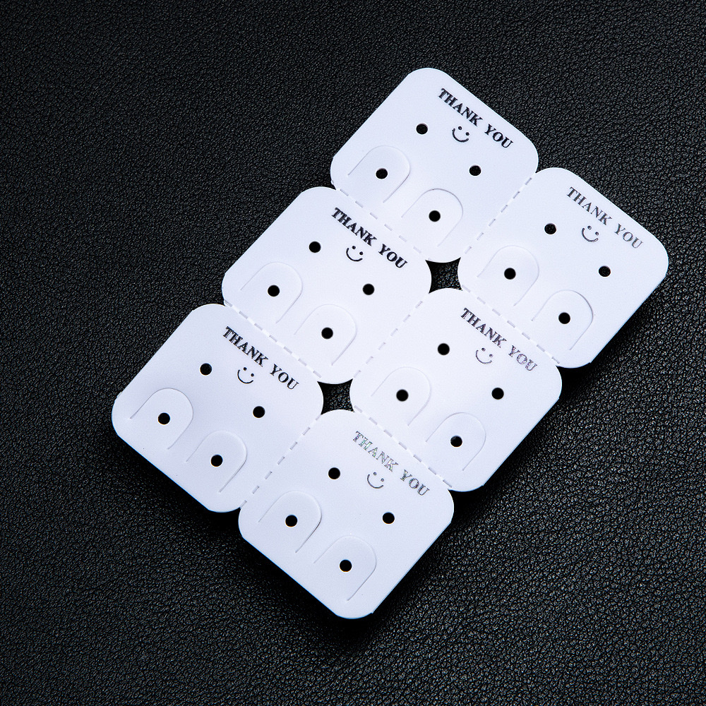 耳钉耳环包装可挂卡纸塑料PVC耳夹发夹项链包装卡片头绳皮筋挂卡可定制耳环包装详情图7