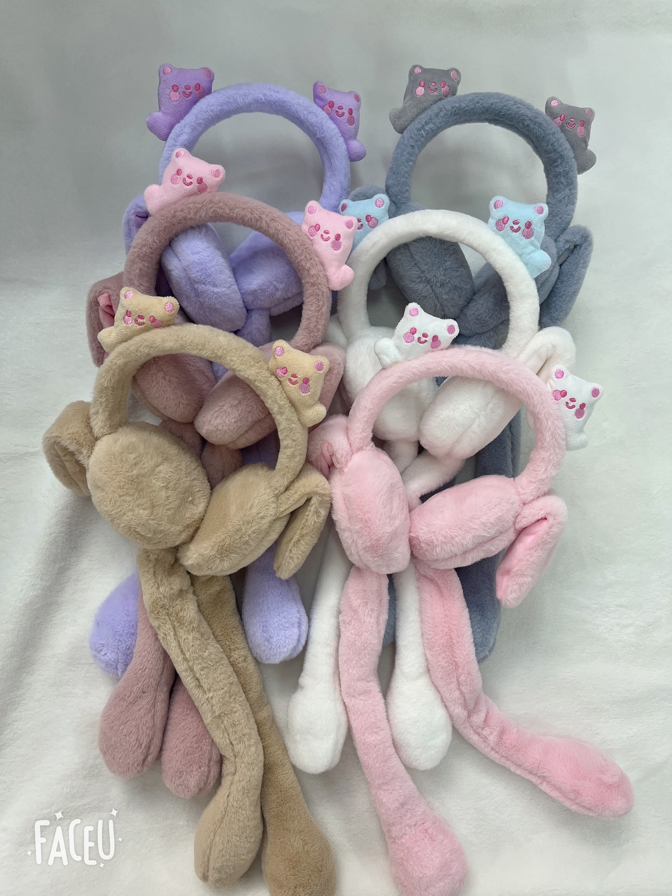 Bear Air Bag Ears Move Earmuffs To Keep Warm And Cute In Winter!