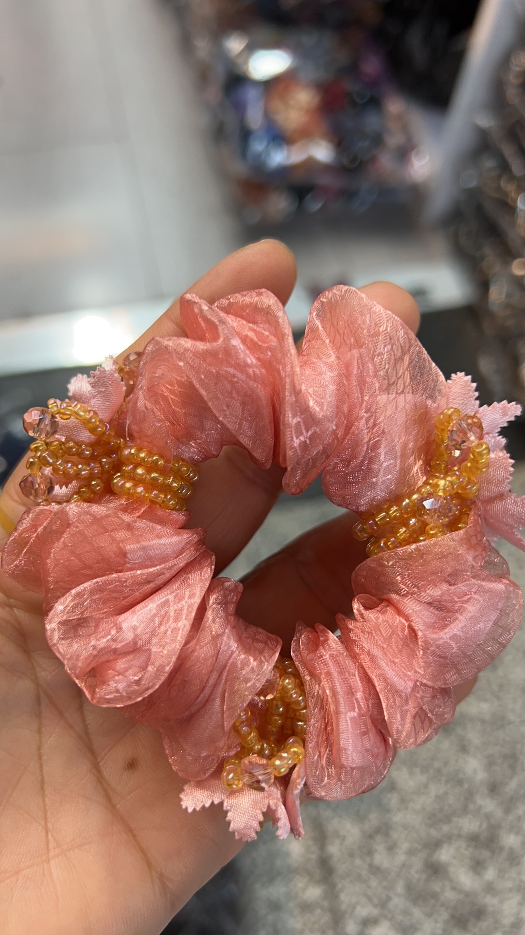 儿童布艺头饰女性毛毛皮筋假发套装 时尚可爱头饰发饰发带发圈发夹一体女性头饰头饰儿童布艺头饰