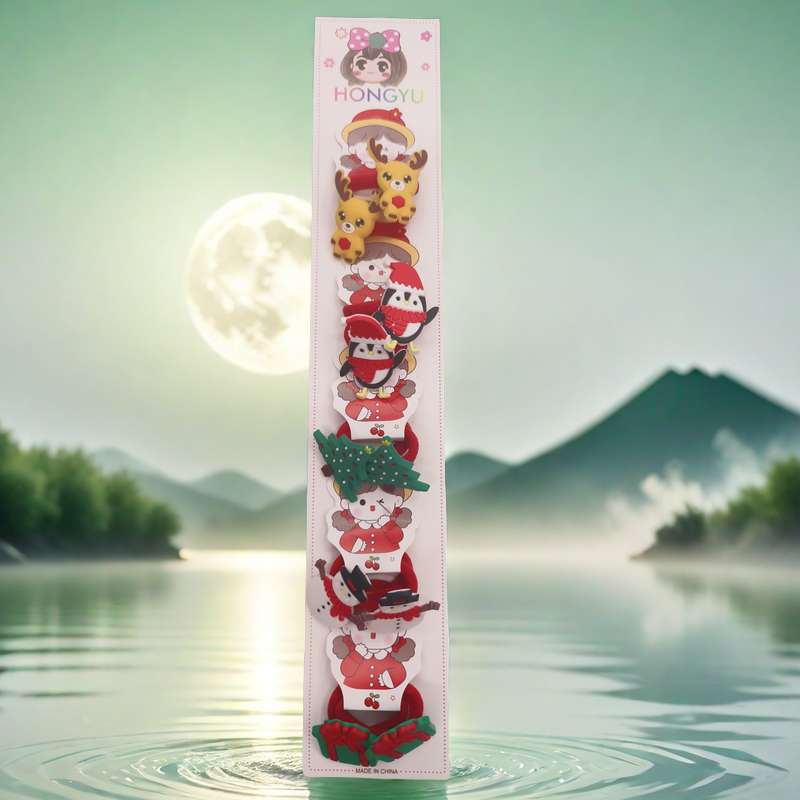 Export children's Christmas hair accessories, good quality and low price. For more products, you can come to the store for consultation. Shop A2-3113, Yiwu International Trade City. Wechat same number: 13957918239 Specification image