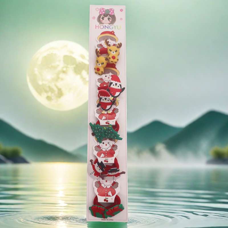 Export children's Christmas hair accessories, good quality and low price. For more products, you can come to the store for consultation. Shop A2-3113, Yiwu International Trade City. Wechat same number: 13957918239 details Picture