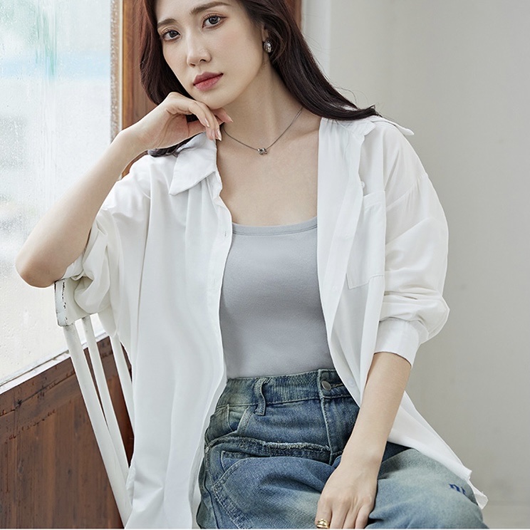 The American Empire 8812 Pearl Fiber Square Collar Vest Autumn And Winter New Style With Chest Cushion With A Pair Of Warm Underwear Specification drawing