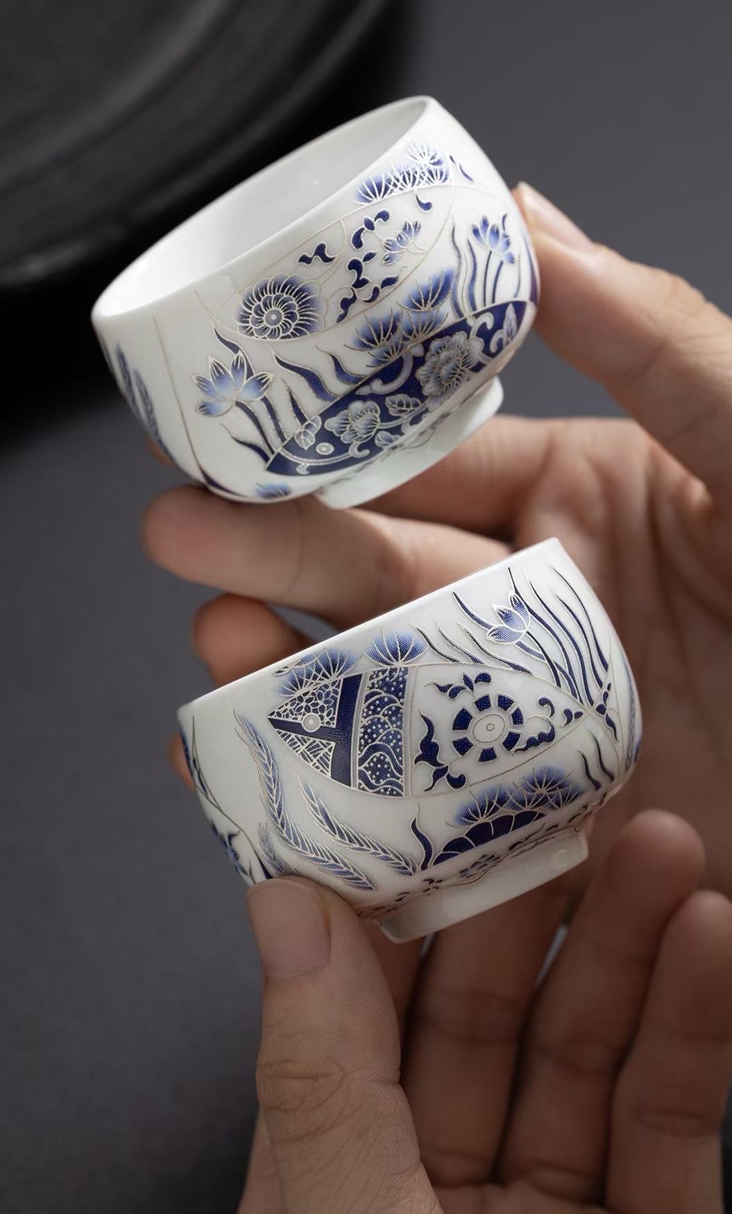 Two-person travel tea set, portable travel bag, tea set, exquisite ceramic tea set, enjoy the art and culture of tea ceremony, tea set detail image 2