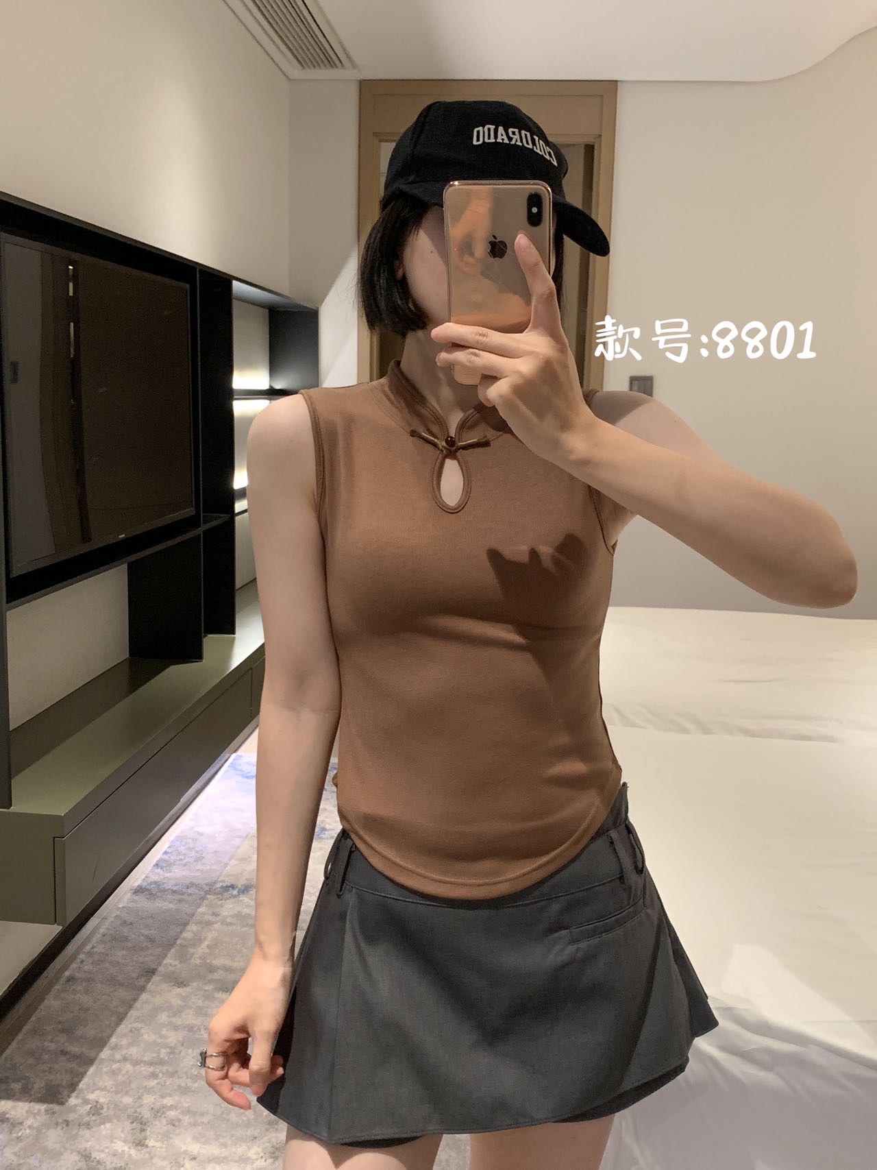 American Empire 8801 New Chinese Plate Deduct Thermal Vest Autumn And Winter Bottom One Fixed Cup Thermal Underwear undefined