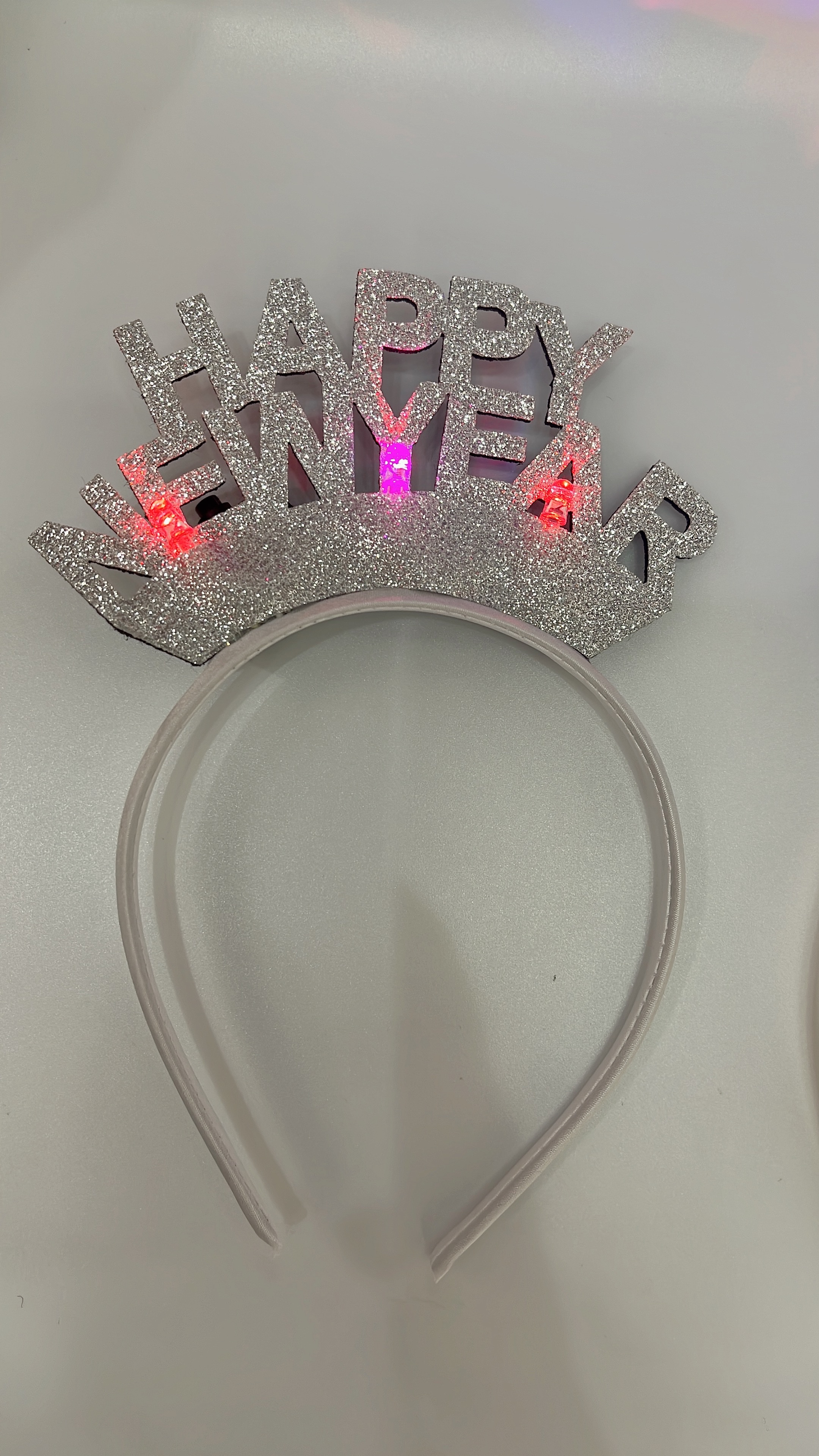 Cross-border Christmas light headband headwear, Christmas tree headband, snowflake women's hairpin, cute women's hair accessories detail image 3