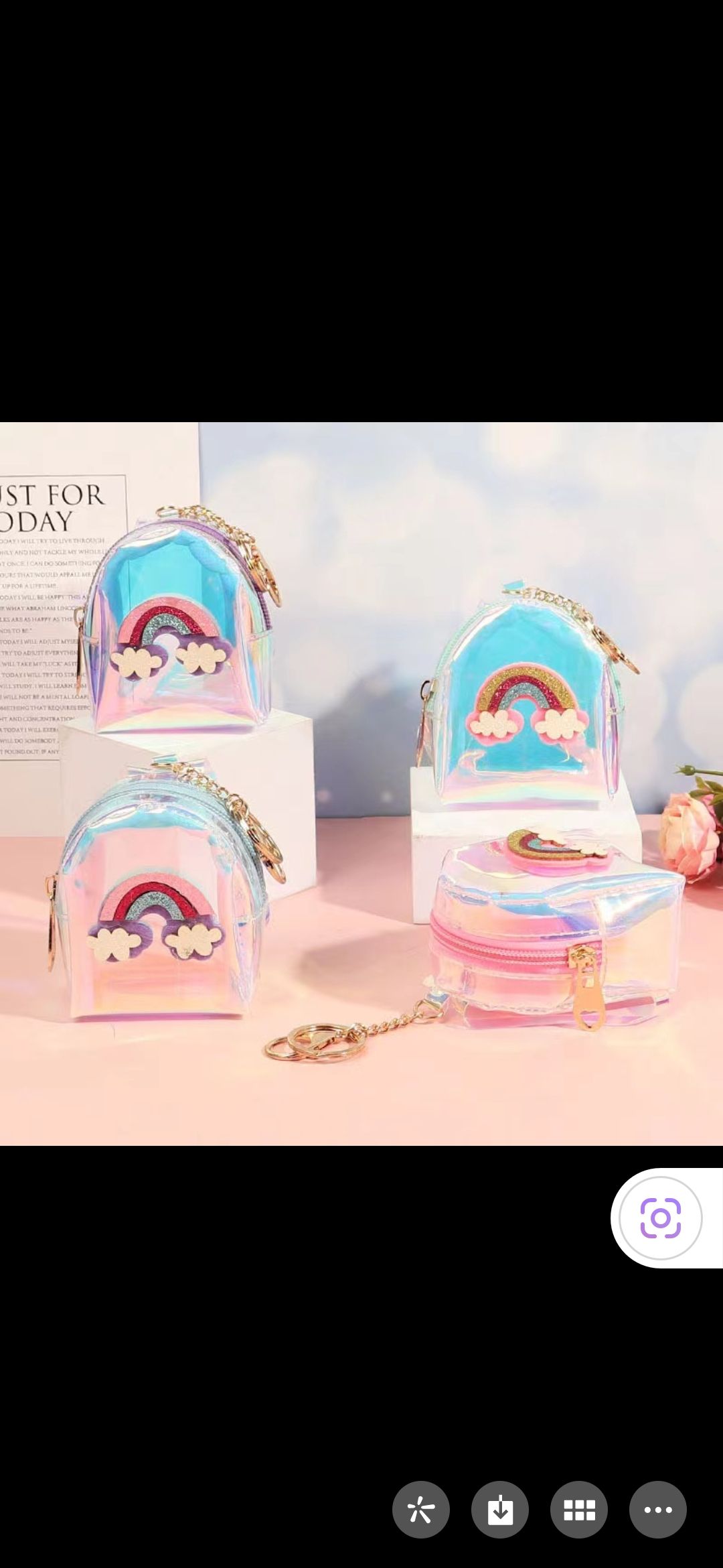 PU皮云朵化妆包枕头大容量手提便携化妆箱