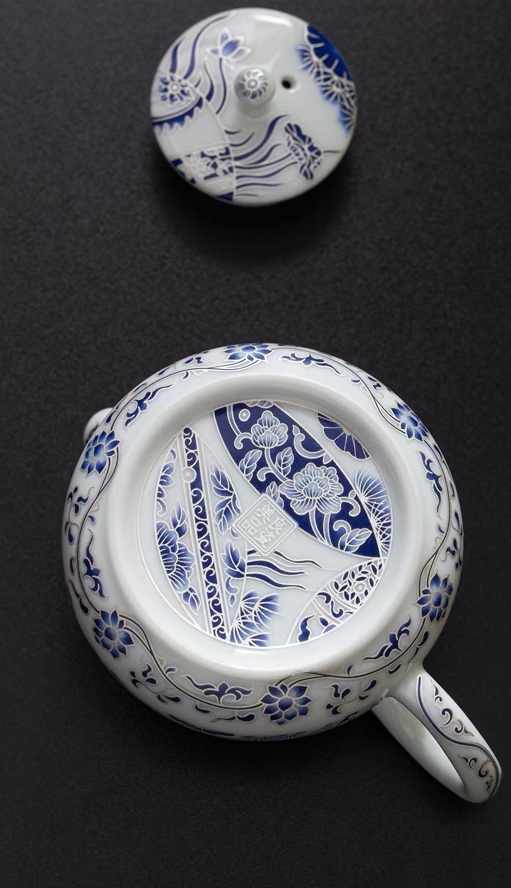 Two-person travel tea set, portable travel bag, tea set, exquisite ceramic tea set, enjoy the art and culture of tea ceremony, tea set detail image 3