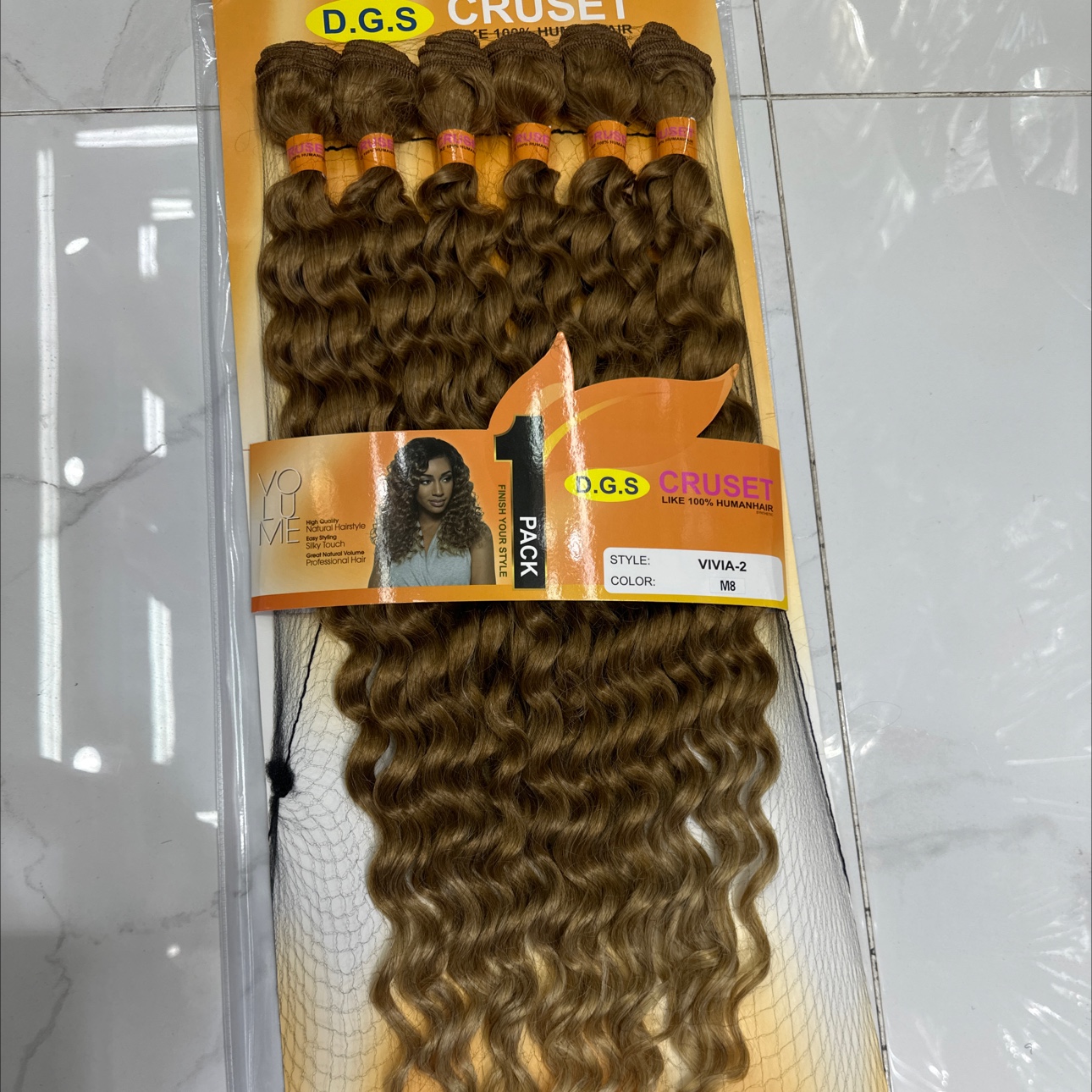 European and American style women's wig head cover, big wave cosplay head cover, hair braid, DIY beaded hair, easily create trendy hairstyles, amazing Application Scenario