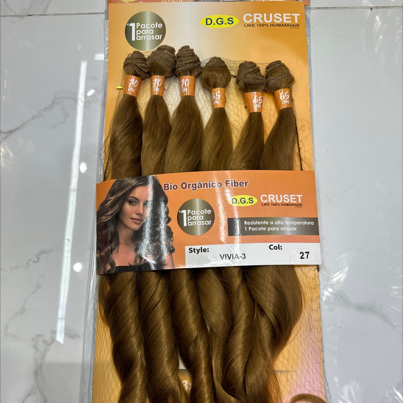 欧美风格女假发头套 大波浪cosplay装扮必备 编发器DIY串珠头发 时尚个性假发造型天赞假发细节图