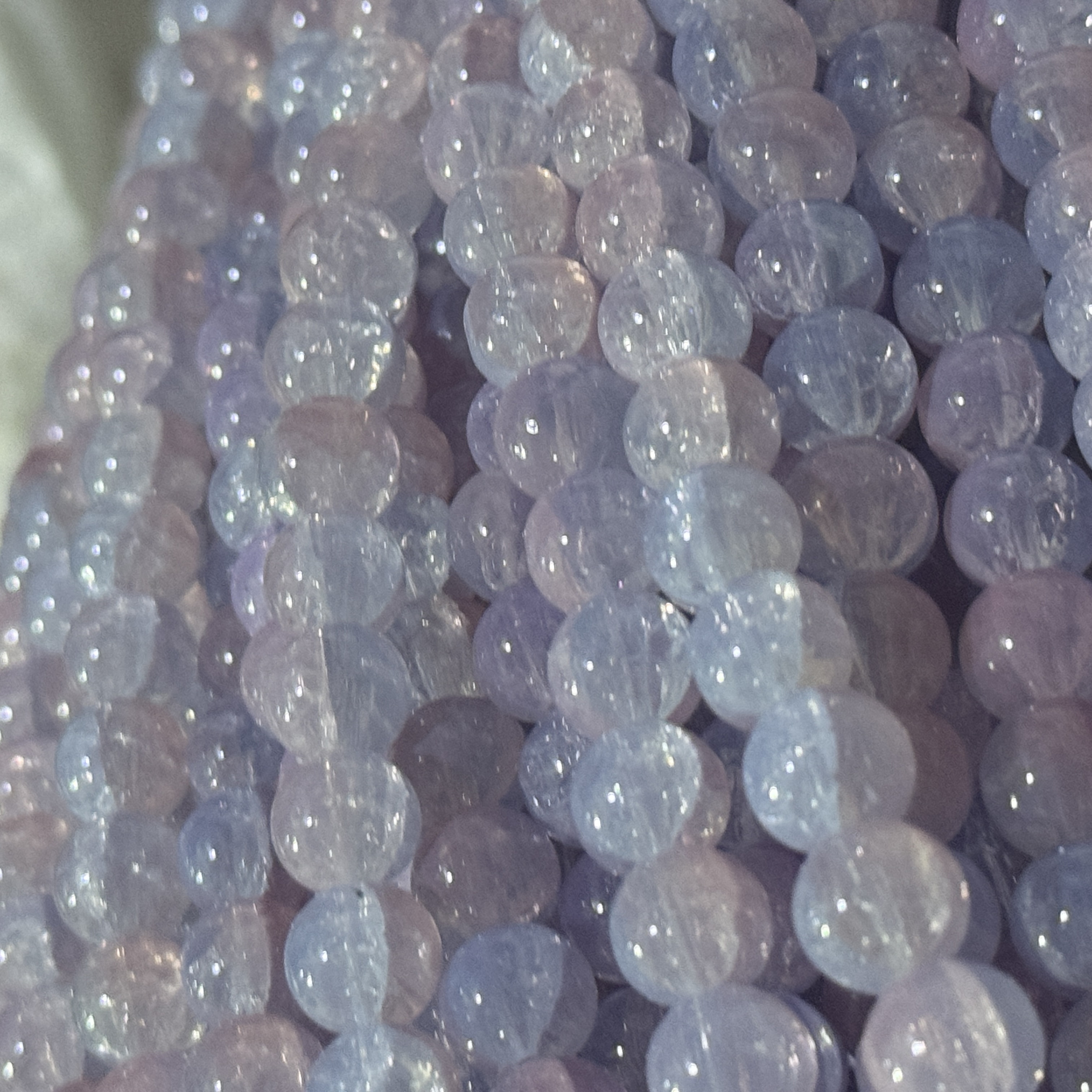 抖音爆款卡10冰魄琉璃珠散珠 玻璃珠手工DIY首饰配件 珠子 手串手链材料包细节图