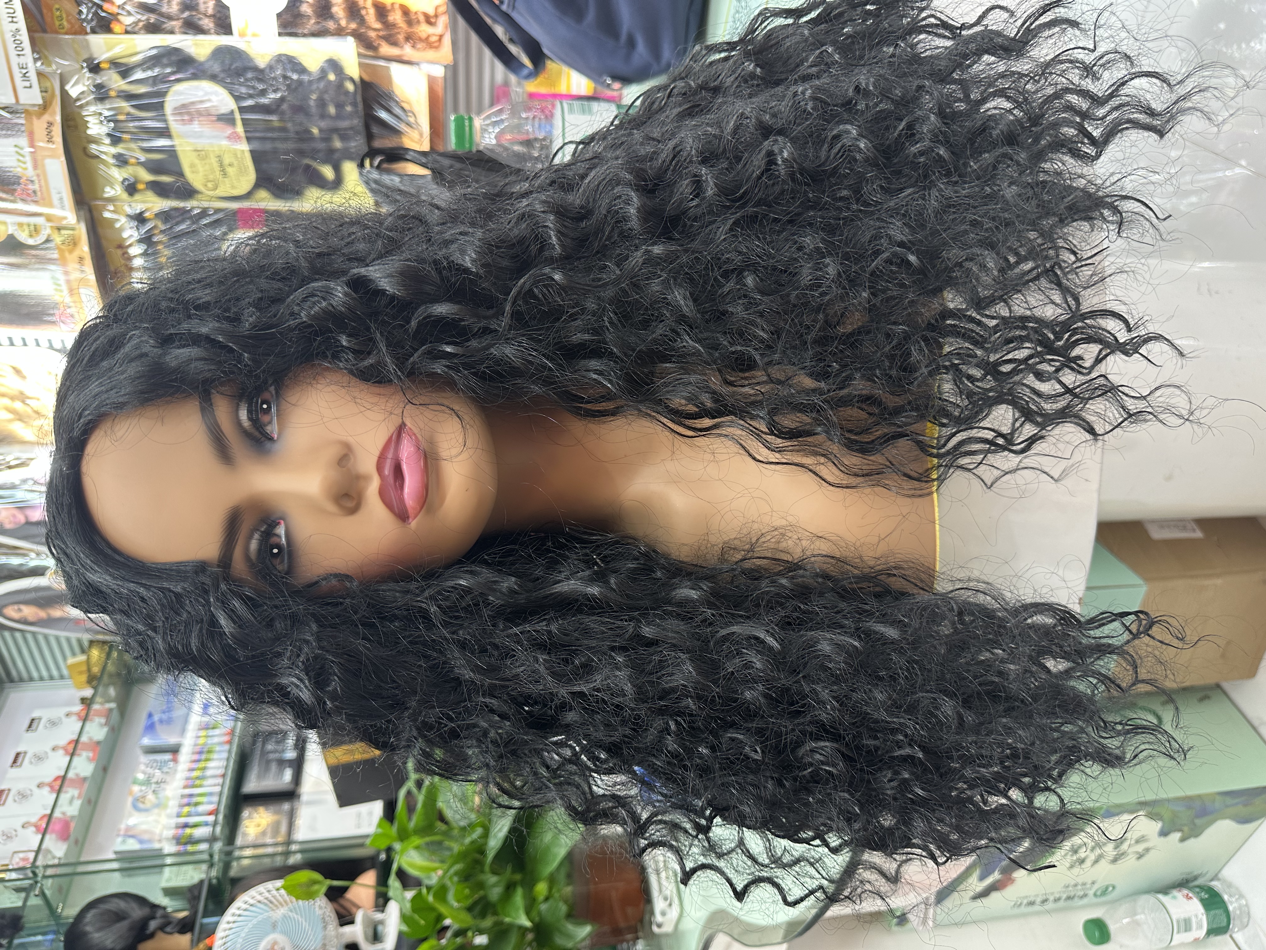 Women's short fashionable wig, children's 2023 trendy style wig, women's fashionable false hair, women's head cover style wig, lightweight and easy to wear, Tianzan wig Item Picture