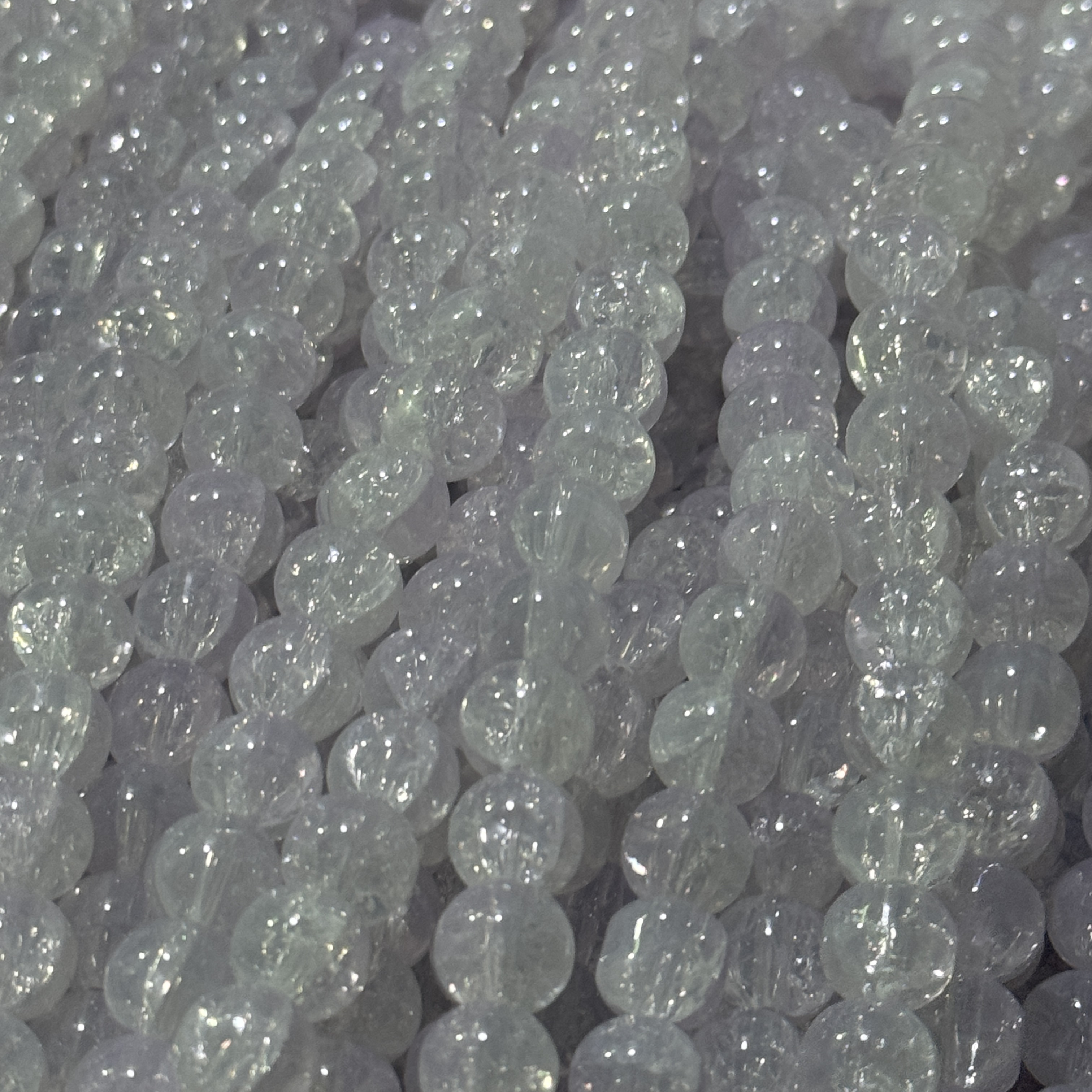 抖音爆款卡10冰魄琉璃珠散珠 玻璃珠手工DIY首饰配件 珠子 手串手链材料包产品图