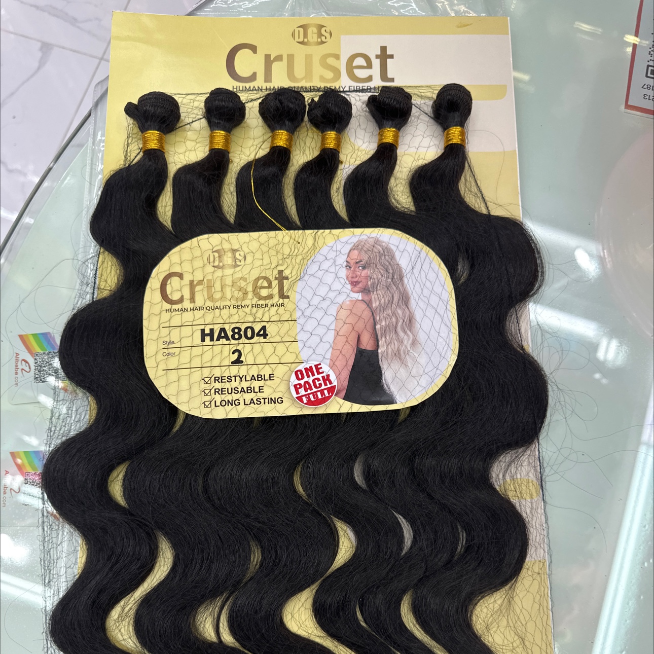 European and American style women's wig, large wavy long curly hair, cosplay wig, braided hair maker, DIY beaded hair to create a personalized look, Tianzan wig Specification image