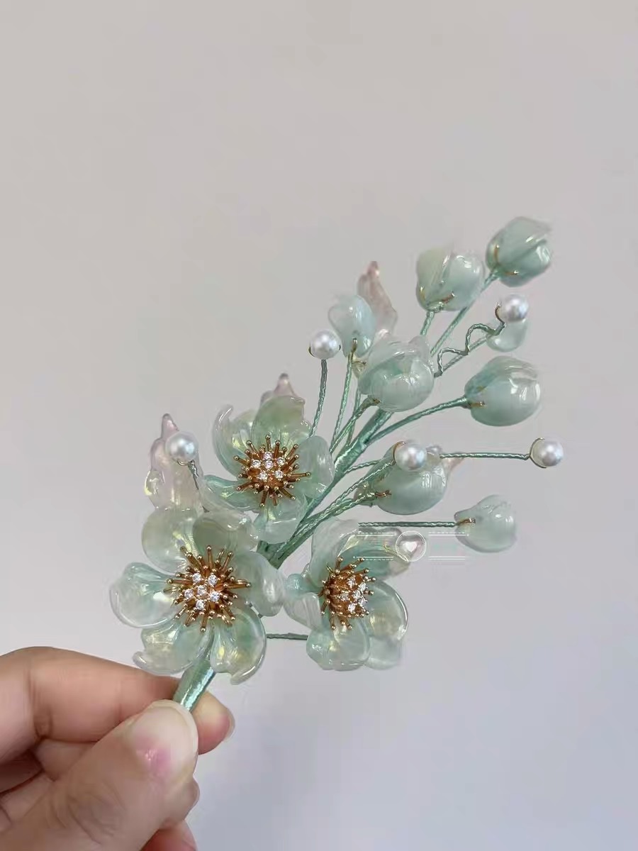 儿童布艺头饰女性头饰中式头饰假发 精美可爱环保材质舒适耐用新款上市详情图4