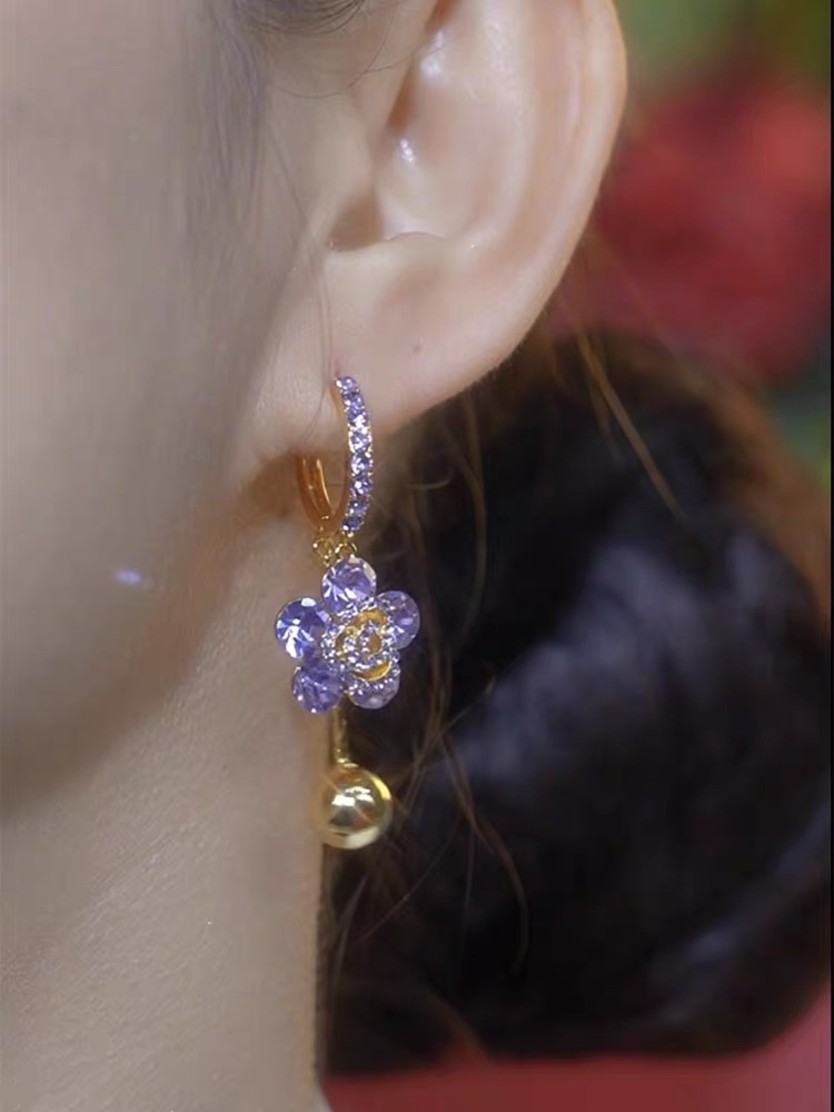 紫色玫瑰花饰品饰品详情图3