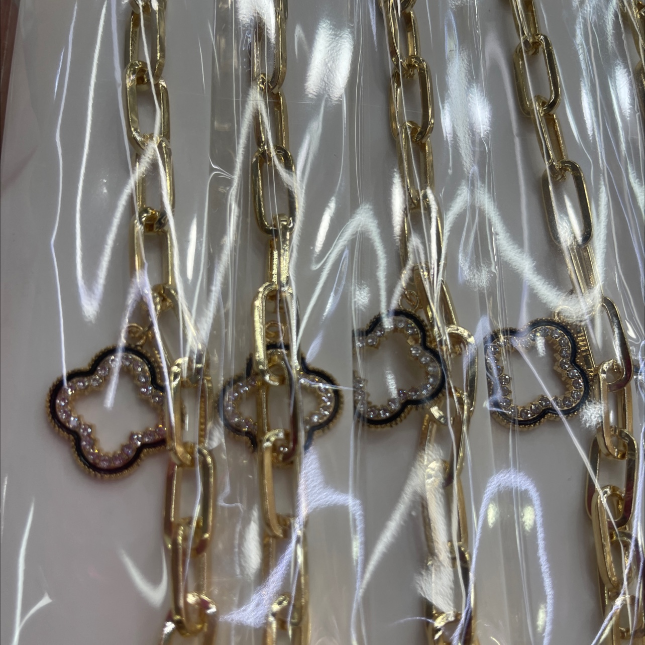 潘多拉风格绿松石手链 女士不规则百搭手镯 独特设计时尚饰品 潮流手链女款精致饰品手链白底实物图