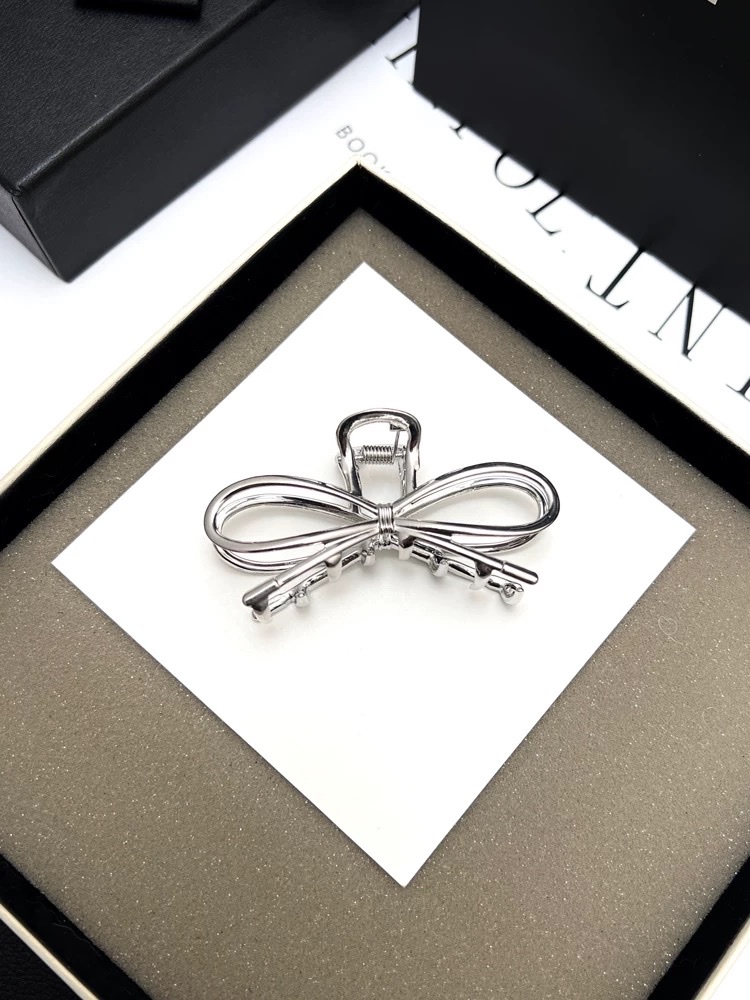 Internet-famous bow hair clips, women's hair grabbers, elegant grabbers, back head curls, summer large shark hair clips, hair accessories detail image 3