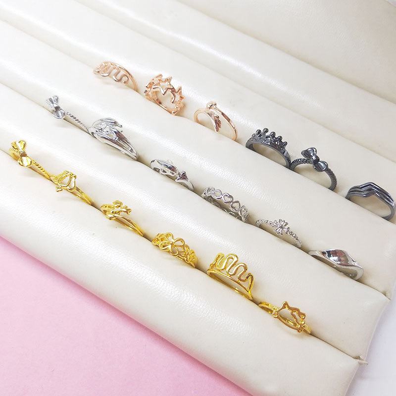 National standard S925 silver ring setting, diamond ring, 925 pearl ring, exquisite stainless steel jewelry, fashionable ladies' jewelry, unique design, shining ring Application Scenario
