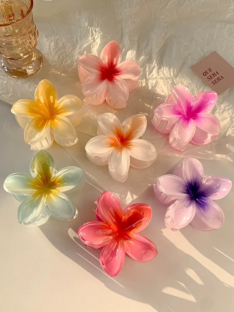 New 8-centimeter frellia hair clip clip for women, headwear clip, large back head shark clip, hair clip, hair accessory details Picture