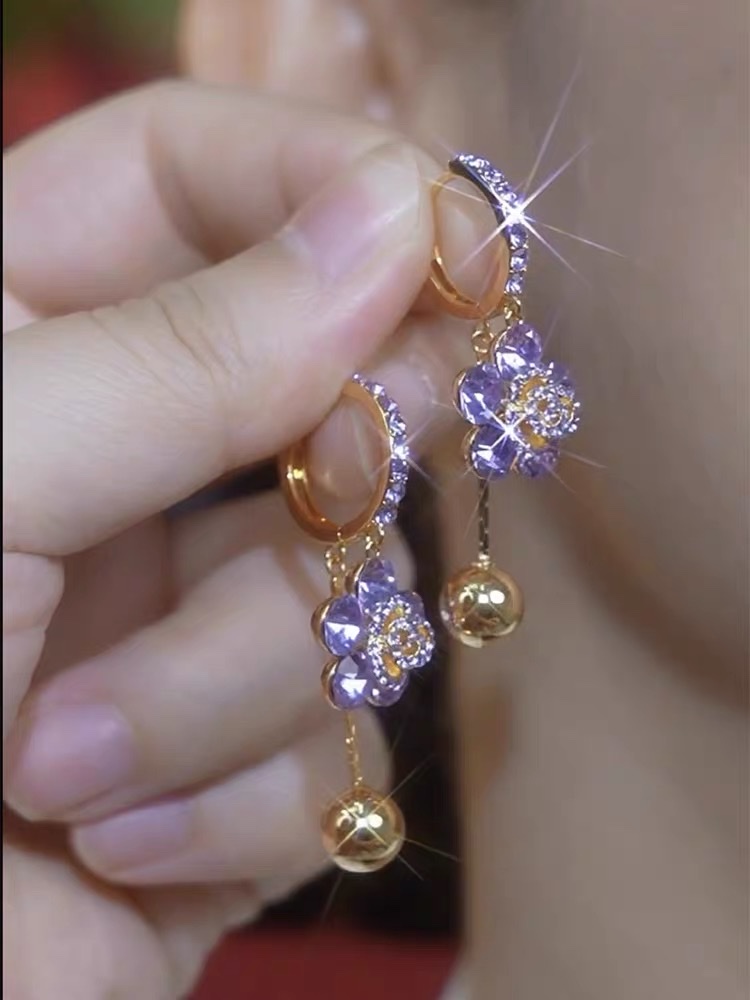 紫色玫瑰花饰品饰品产品图