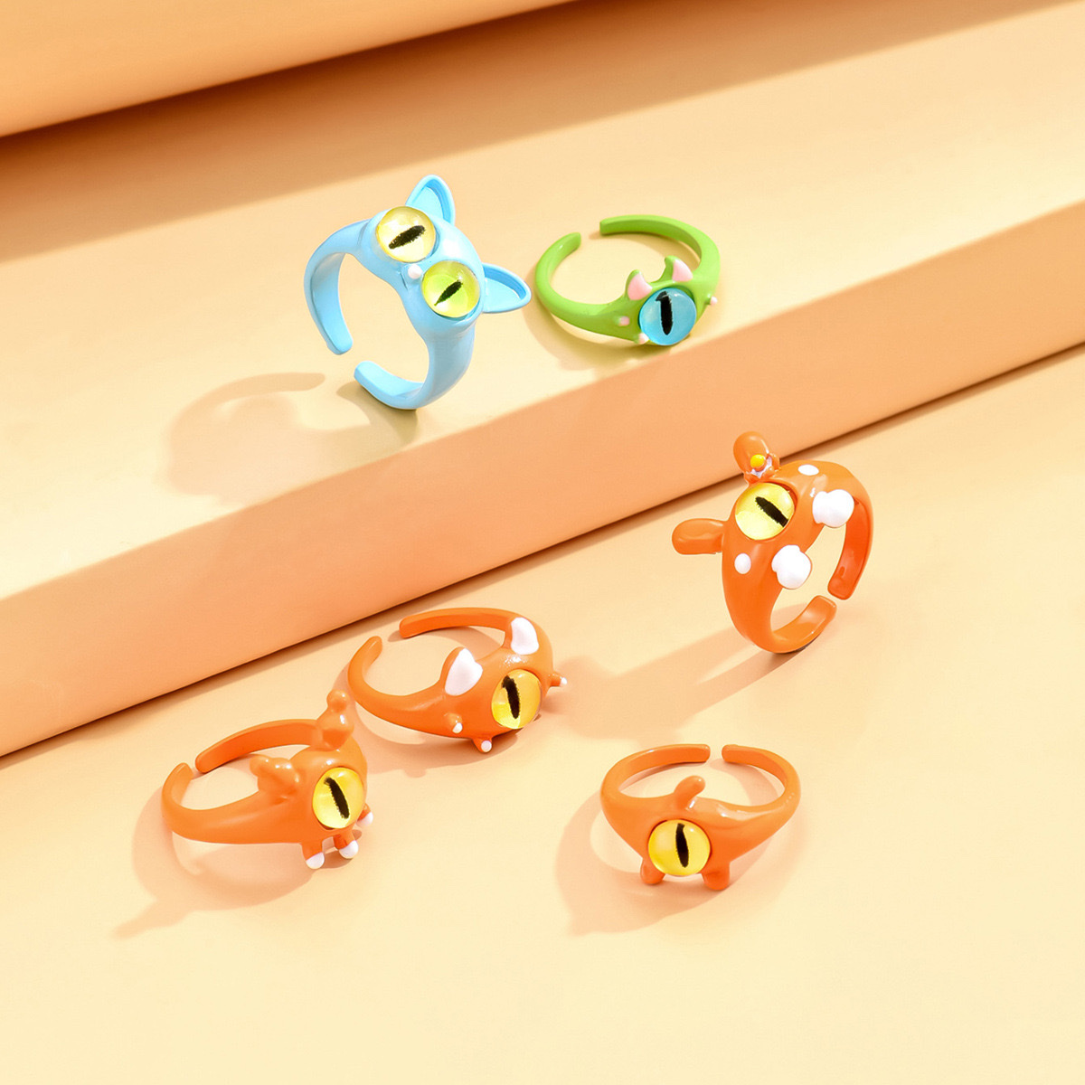 Diamond ring setting, stainless steel jewelry, exquisite ladies' jewelry, fashionable and trendy style ring detail image 2