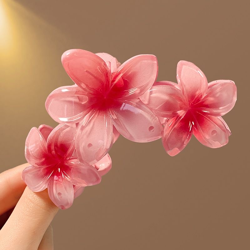 Gradient hairpin, frangipani hairpin, women's summer back head hairpin, shark hairpin, hair clip, hair clip, headwear, hair clip, hair clip detail image 5