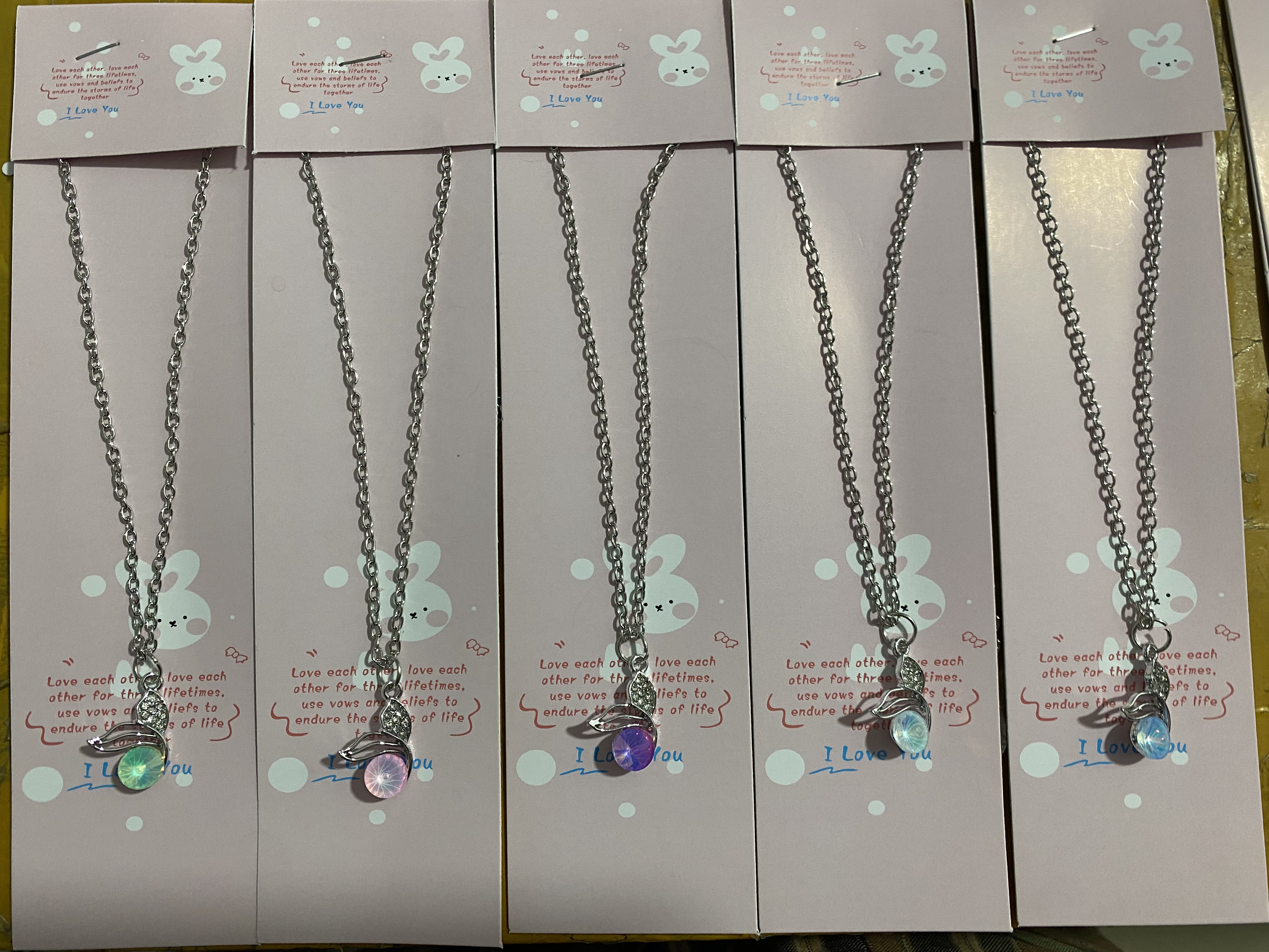 带钻的锆石项链，品种多多，质量保证，国内外都很好卖，保色较号，款式新颖详情图6