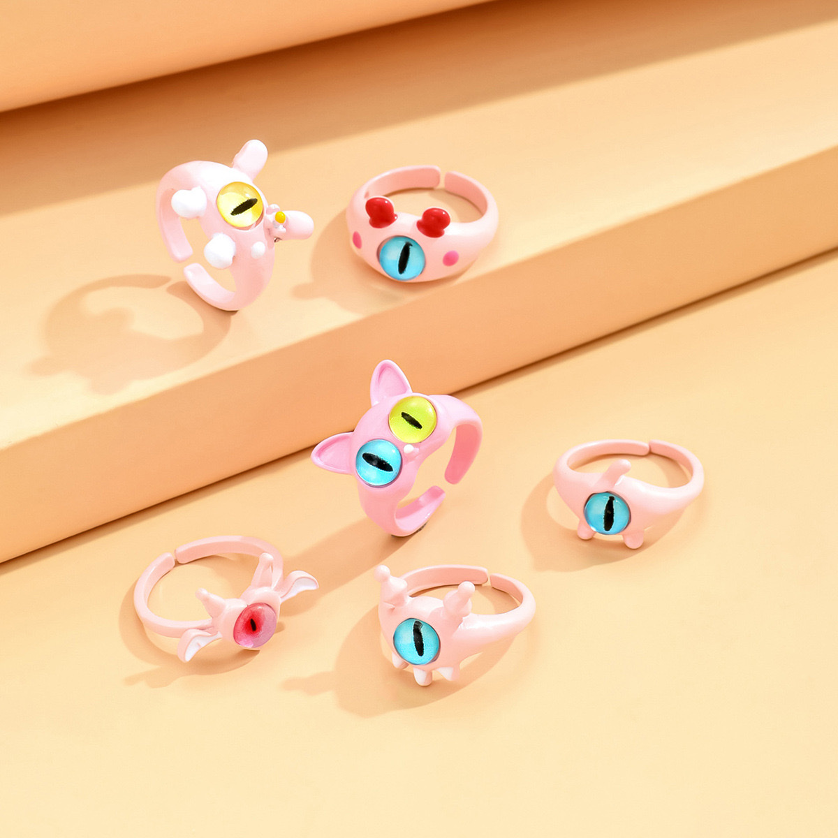 Diamond ring setting, stainless steel jewelry, exquisite ladies' jewelry, fashionable and trendy style ring detail image 4