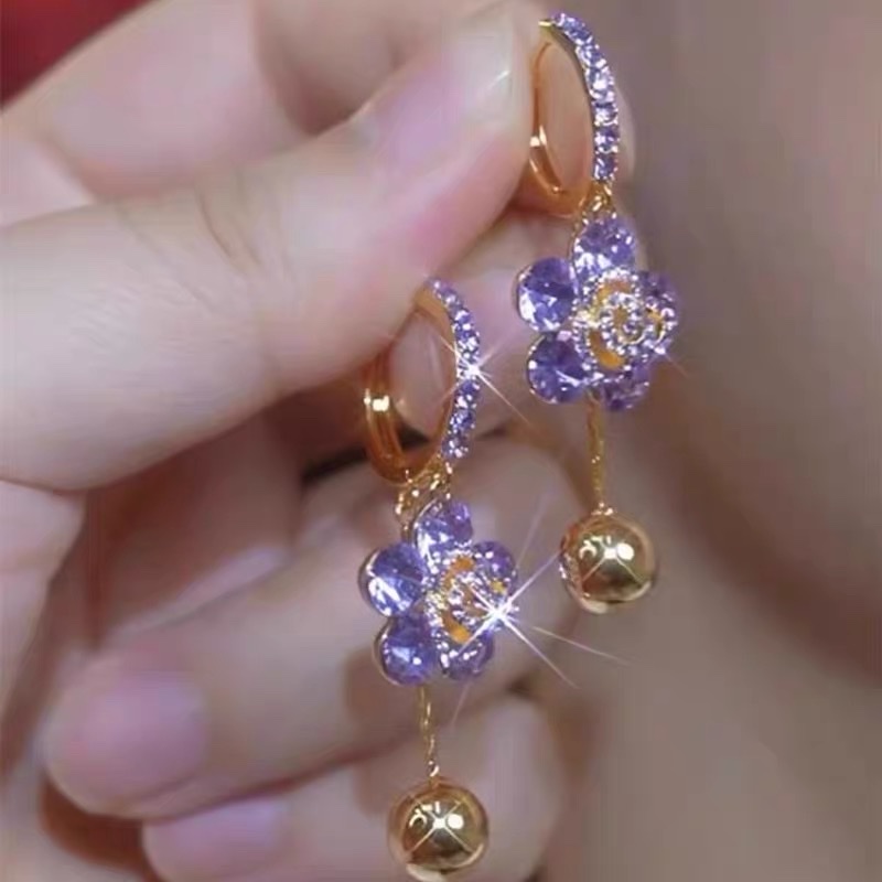 紫色玫瑰花饰品饰品