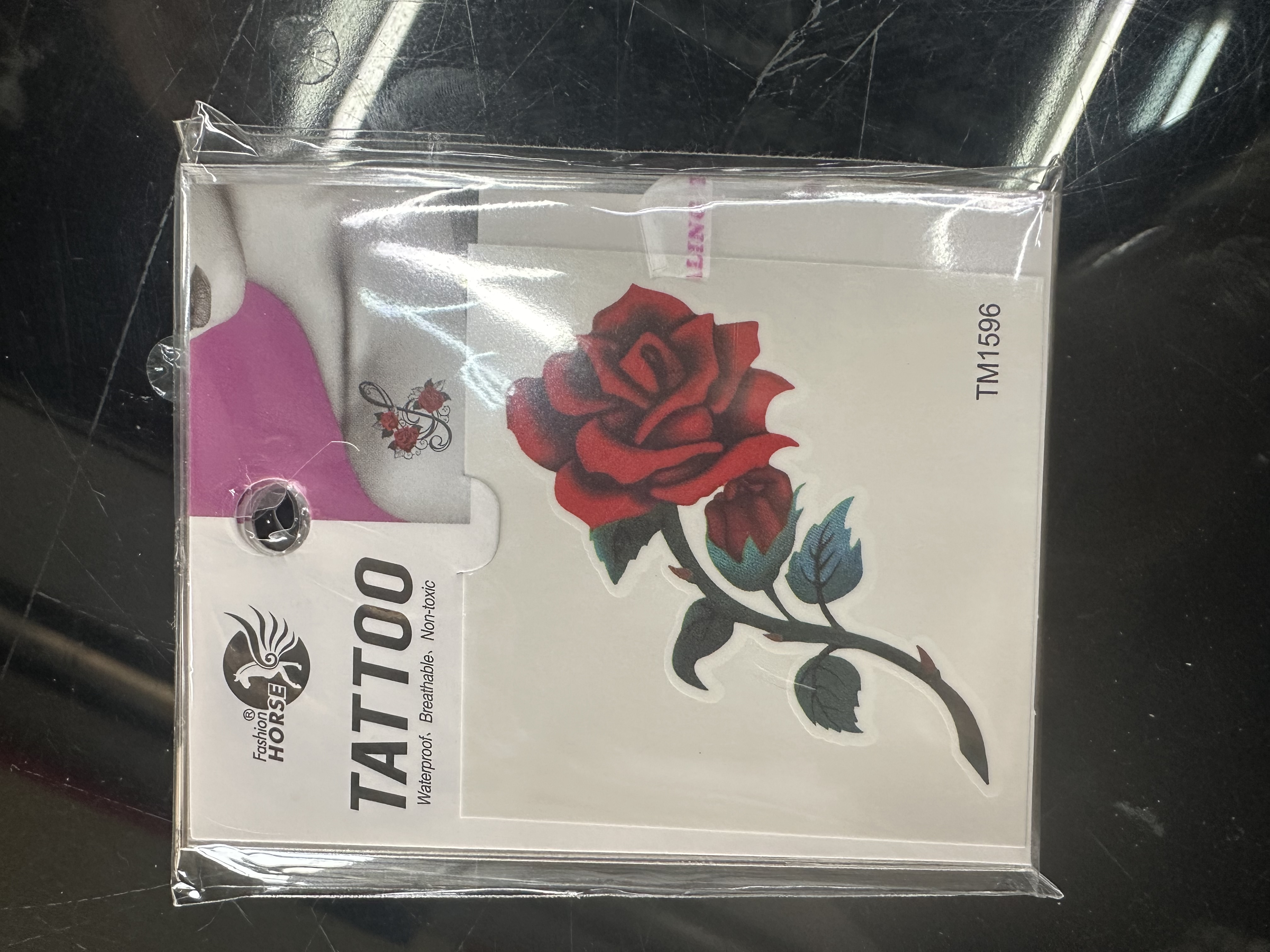 草本纹身贴女卡通款式 1元以下商品 入油冰箱贴 纹身贴轻松移除 不伤皮肤产品图