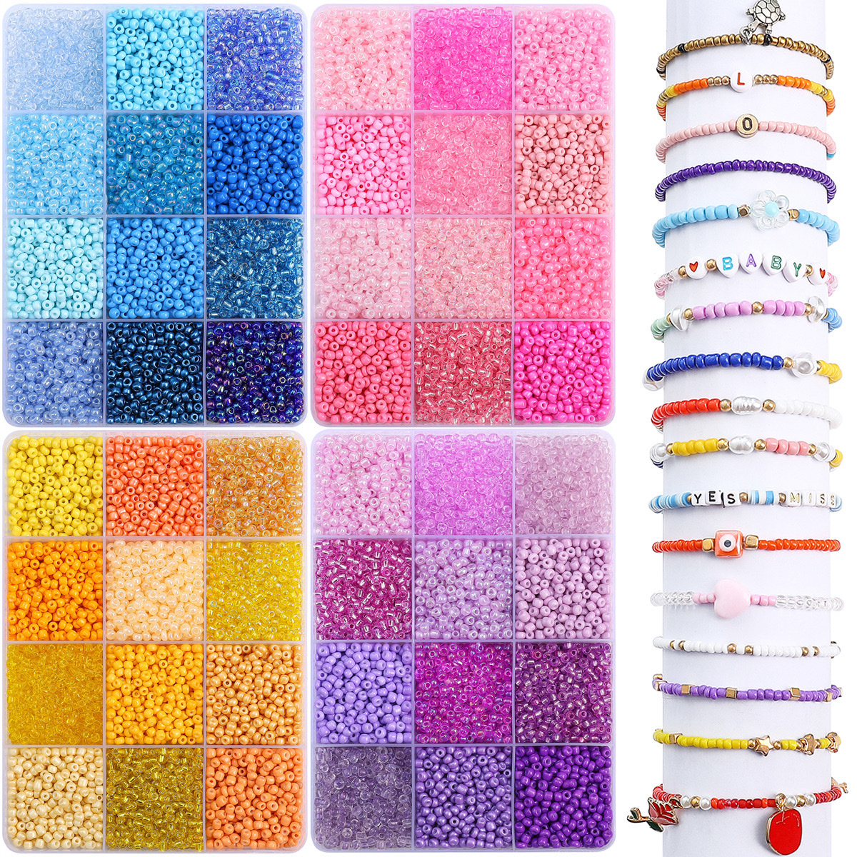 串珠套装套盒手工串珠串珠套盒串珠套盒