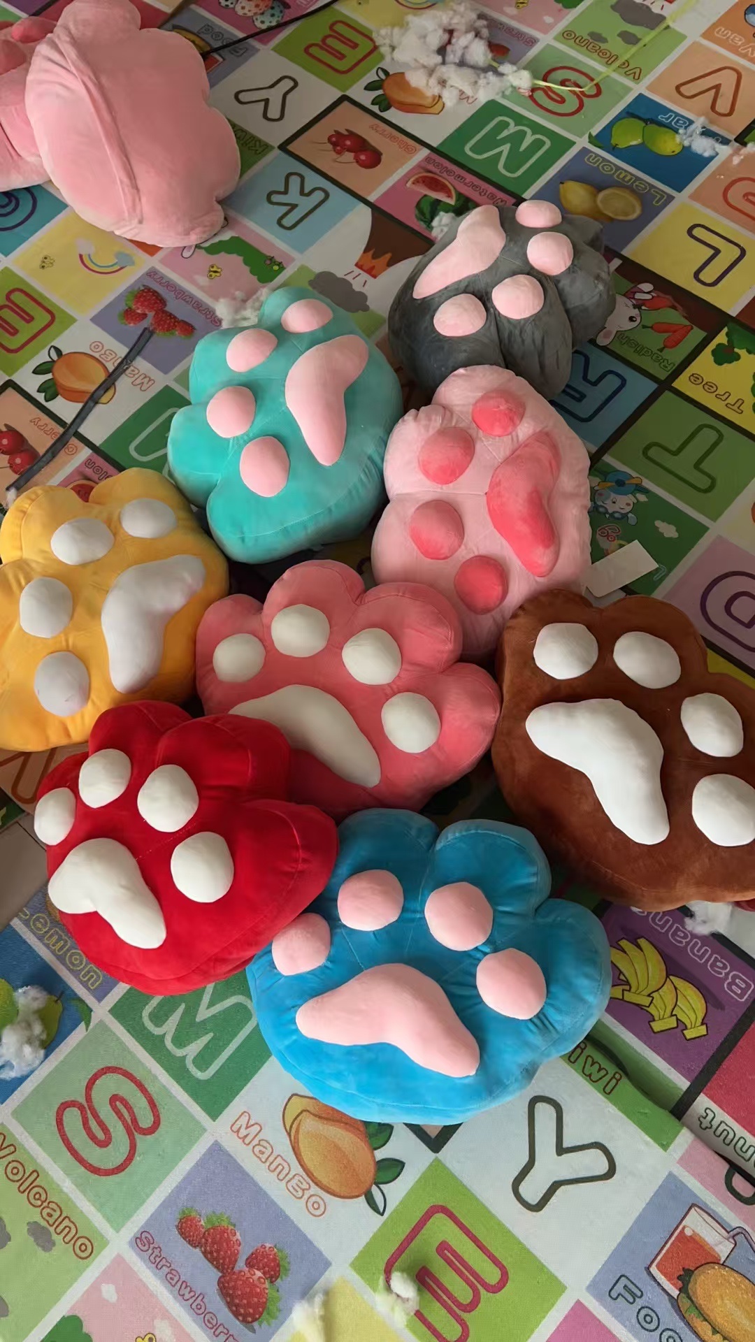 猫爪空调毯创意儿童玩具 小动物毛绒玩具 软体舒适安全亲肤毛绒玩具 适合儿童的可爱礼物详情图10